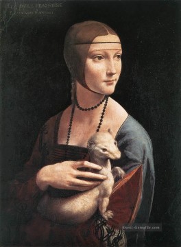 Leonardo da Vinci Werke - Porträt von Cecilia Gallerani Leonardo da Vinci